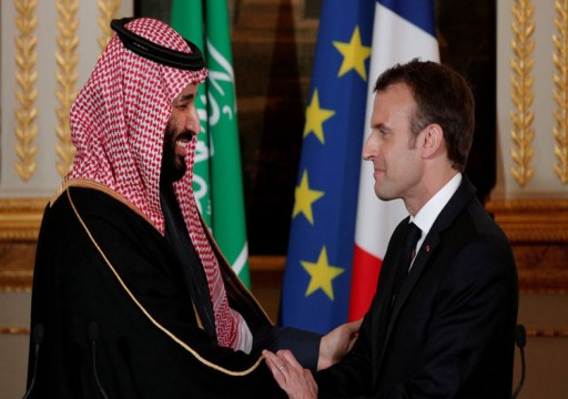 بن سلمان يبحث مع الرئيس الفرنسي مستجدات الأوضاع في المنطقة