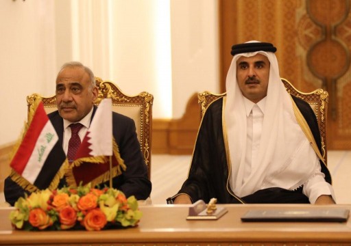 أمير قطر ورئيس وزراء العراق يبحثان تطورات الأوضاع بالمنطقة