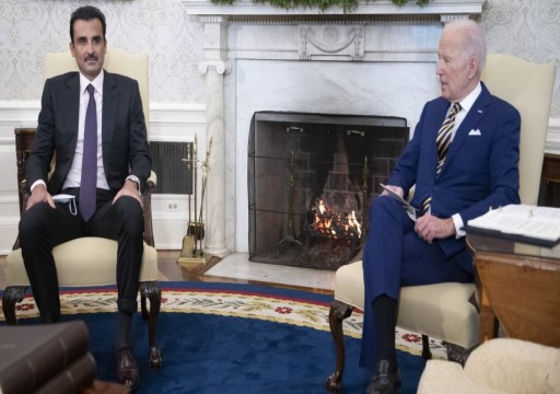 أمير قطر يبحث مع بايدن جهود "الوساطة المشتركة" لإنهاء الحرب على غزة