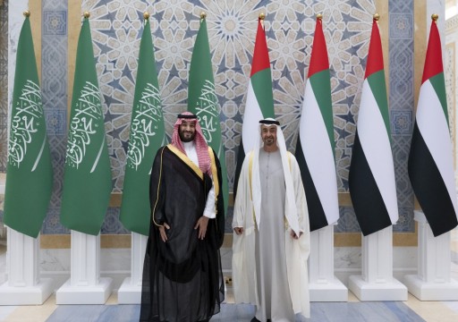 محمد بن زايد يبحث مع محمد بن سلمان تفعيل العمل الخليجي والعربي