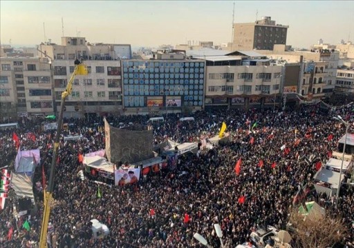 إيران.. 40 قتيلاً وأكثر من 200 مصاب في جنازة سليماني