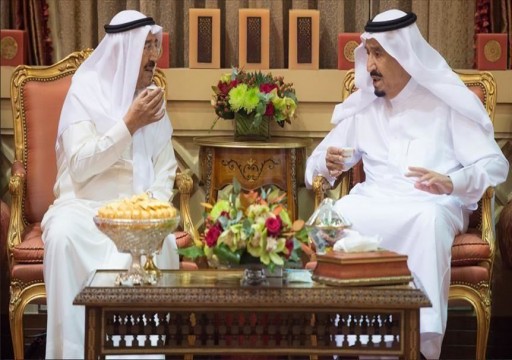 رسالة خطية من أمير الكويت للعاهل السعودي