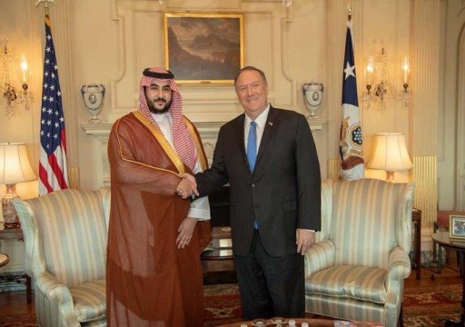 خالد بن سلمان يلتقي وزيري الخارجية والدفاع الأمريكيين