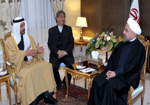 الرئيس الإيراني يهدد الإمارات من مواجهة "الشعب الإيراني"