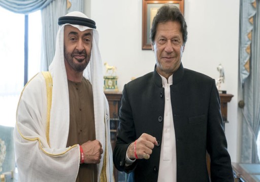 محمد بن زايد ورئيس وزراء باكستان يبحثان سبل تعزيز العلاقات