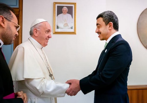 بابا الفاتيكان يزور الإمارات في فبراير.. وأبوظبي ودبي ترحبان