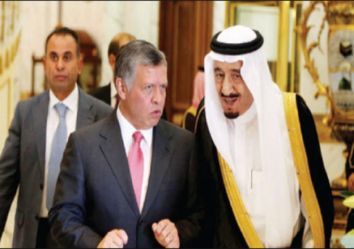 العاهل السعودي يبحث مع نظيره الأردني مستجدات الأحداث الإقليمية