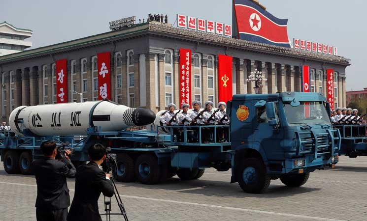 كوريا الشمالية تعرض فيديو زائفا لصواريخ تنفجر في أمريكا