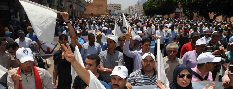الاحتجاج الأكبر في المغرب منذ 6 سنوات..عشرات الآلاف يتظاهرون في الرباط
