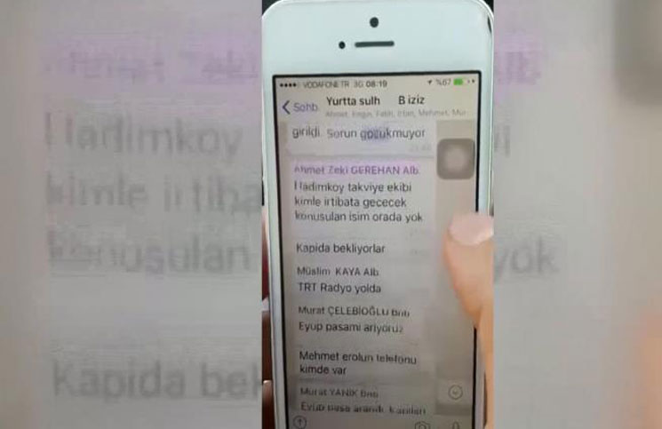 انقلابيو تركيا تواصلوا من خلال مجموعة على تطبيق "واتس آب"