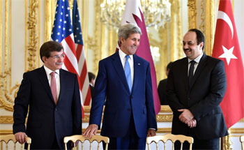اجتماع أمريكي - تركي - قطري مغلق لبحث التهدئة بغزة