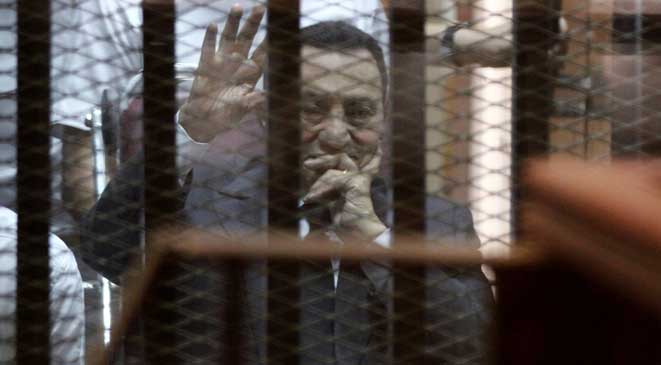 القضاء المصري يصدر حكمه اليوم على حسني مبارك