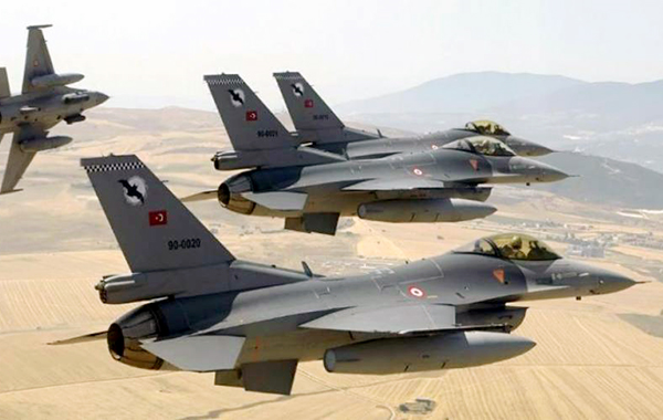 مقاتلات تركية تدمر مستودع ذخيرة في سوريا
