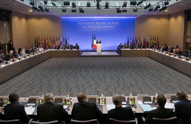 اجتماع باريس حول "السلام" مع إسرائيل ينتهي إلى "طريق مسدود"