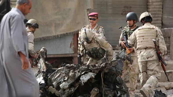 تفجير يستهدف نقطة تفتيش قرب منزل العبادي في بغداد