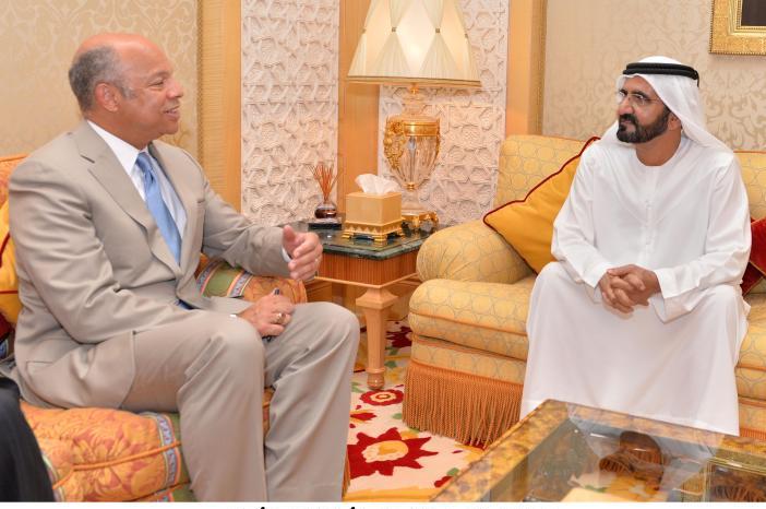 حاكم دبي يلتقي وزير الأمن القومي الأميركي