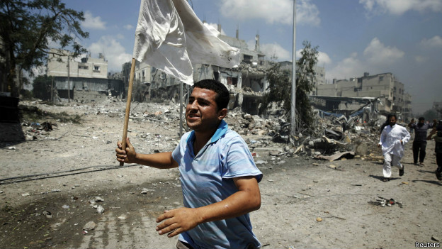 بدء سريان الهدنة في غزة وانسحاب للقوات الإسرائيلية البرية 
