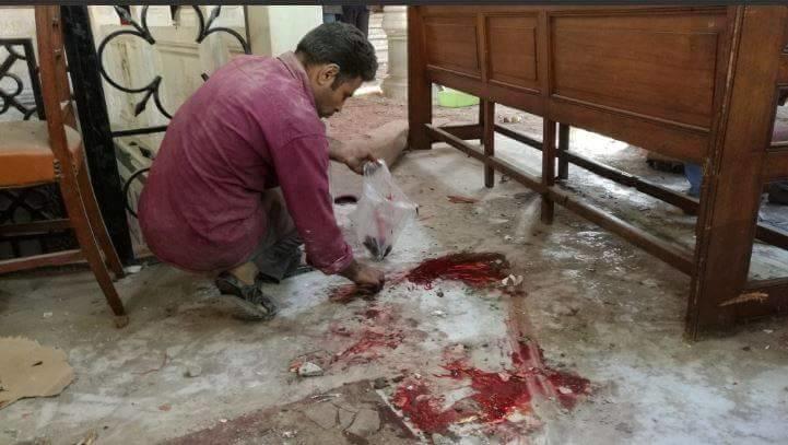 21 قتيلاً و42 جريحاً بانفجار في كنيسة بمصر