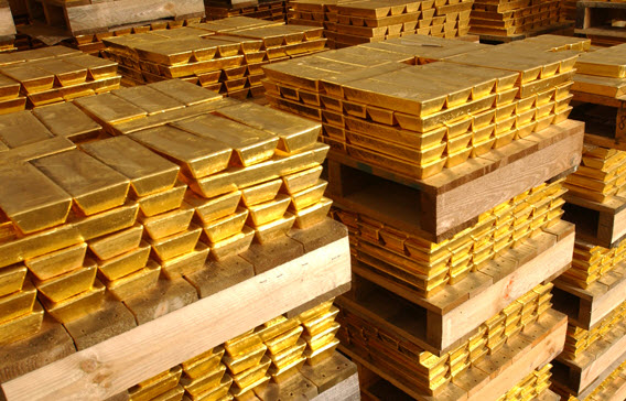 ارتفاع الذهب وتراجع الأسهم بسبب الأزمة الأوكرانية