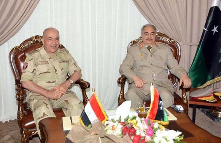 ﻿ليبيا: دعوات لمحاكمة حفتر ومواجهة انتهاك الجيش المصري للسيادة