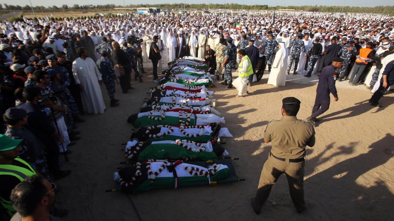 الإعدام لـ"7" مدانين  بتفجير الصوابر بالكويت