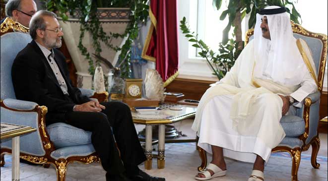 أمير قطر يؤكد رفض بلاده أي عمل عسكري ضد إيران 