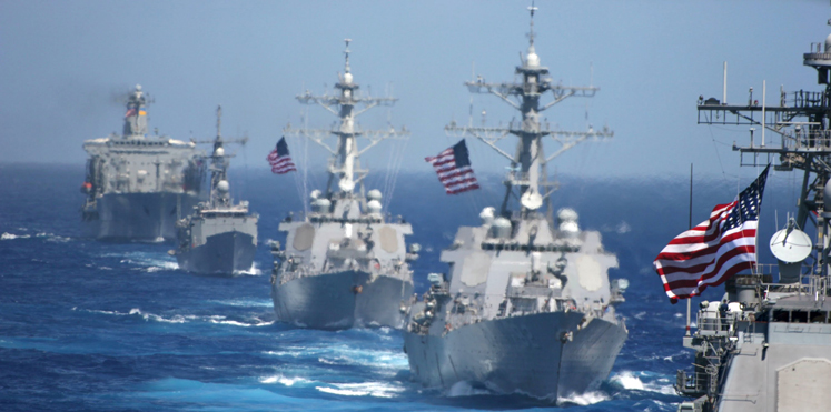 البحرية الأمريكية تدفع بمجموعة هجومية صوب شبه الجزيرة الكورية