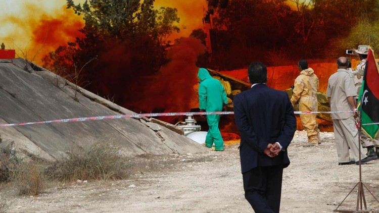 مجلس الأمن الدولي يقرر إتلاف الأسلحة الكيميائية الليبية