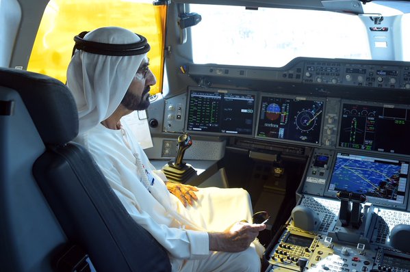 محمد بن راشد: نحن اليوم في كرسي قيادة النمو في قطاع الطيران عالمياً