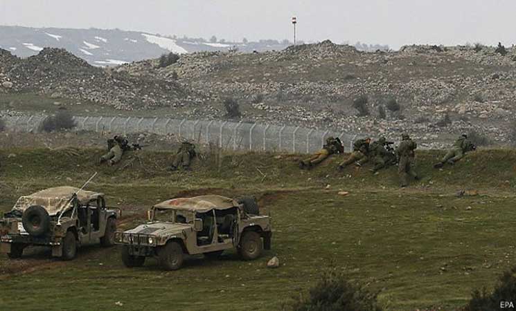 جيش الاحتلال الإسرائيلي يقول إنه هاجم هدفين لجيش نظام الأسد