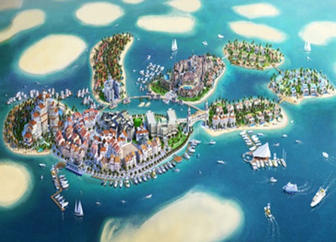 طائرات مائية تتولى نقل الزوار إلى "قلب أوروبا" في دبي