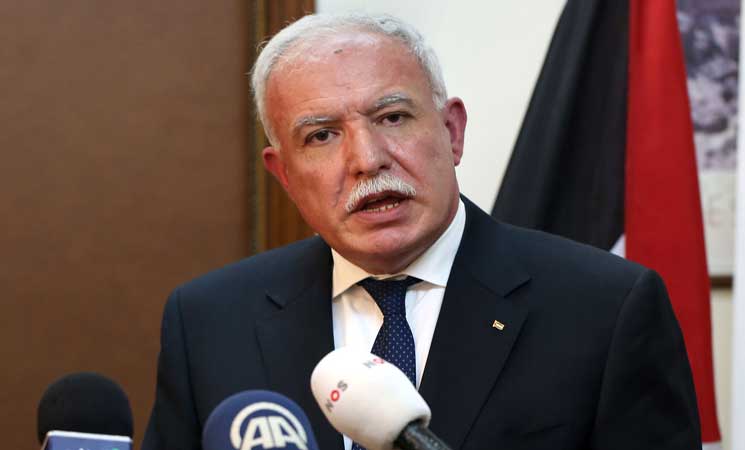 وزير الخارجية الفلسطيني ينكر وجود مبادرة السيسي "للسلام"